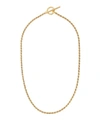 ALL BLUES GOLD PLATED VERMEIL SILVER ROPE NECKLACE,000626686
