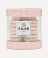 SILKE LONDON COCO SILK HAIR TIES PACK OF SIX,000626785