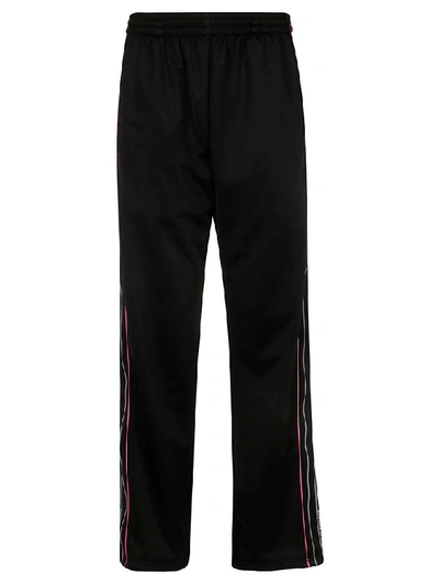 Dolce & Gabbana Side Striped Track Pants In Black