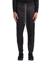 RICK OWENS PADDED NYLON JOGGERS,11040649