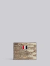 THOM BROWNE THOM BROWNE LOGO-PRINT NOTE CARDHOLDER,MAW165X0562013559361