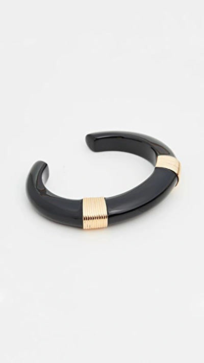 Aurelie Bidermann Armband Katt Aus Schwarzem Metall In Black