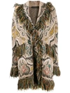 ETRO FRINGED TRIM COAT