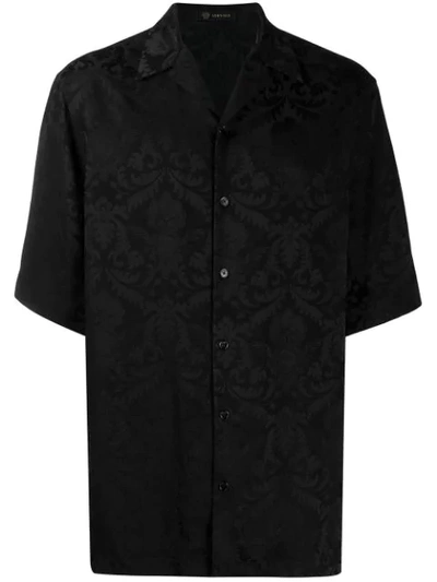 Versace Barocco Print Shirt - 黑色 In Black