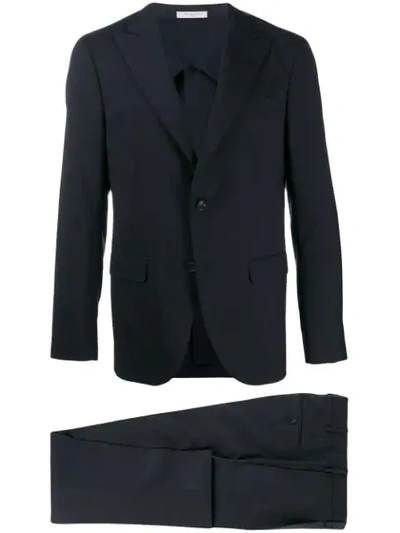 Boglioli Single-breasted Suit In Blue