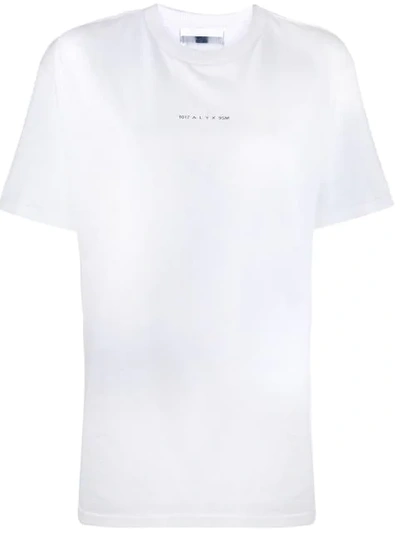 Alyx 1017  9sm Logo Print Oversized T-shirt - 白色 In White