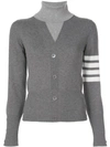 THOM BROWNE STRIPED ARMBAND SWEATER