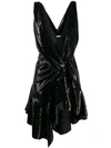 PHILOSOPHY DI LORENZO SERAFINI ASYMMETRIC SEQUINNED DRESS