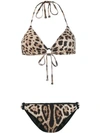 DOLCE & GABBANA LEOPARD PRINT BIKINI