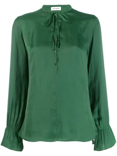 Zadig & Voltaire Zadig&voltaire 系带罩衫 - 绿色 In Green