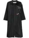 Valentino Gravitation Coat In Black