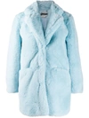 Apparis Sophie Faux Fur Coat - Blue