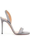 AQUAZZURA SO NUDE 105MM SANDALS