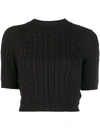 ALEXANDER WANG CABLE-KNIT SWEATER