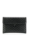 ALEXANDER MCQUEEN QUILTED ENVELOPE CLUTCH BAG