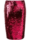 ALICE AND OLIVIA RAMOS SEQUINNED PENCIL SKIRT