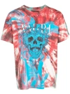 AMIRI skull print tie-dye T-shirt