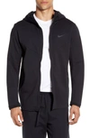 Nike Nsw Tech Pack Hd Knit Jacket In Black/ Black