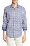 Robert Graham Hackman Check Pattern Classic Fit Shirt In Blue