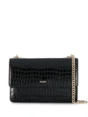 DKNY EMBOSSED LOGO CROSSBODY BAG