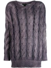AVANT TOI CASHMERE CABLE KNIT SWEATER