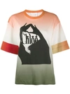 CHLOÉ GRADIENT SHADOW PRINT T-SHIRT