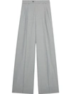 GUCCI WOOL WIDE-LEG TROUSERS