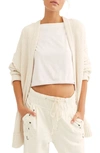 Free People High Hopes Cardigan In Ivory