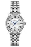 Tissot T-classic Carson Bracelet Watch, 30mm In Silver