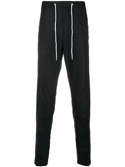 Kenzo Cotton Jogging Trousers In Grey