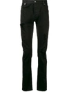 BALMAIN COTTON SLIM JEANS