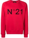 N°21 COTTON CREW NECK SWEATSHIRT