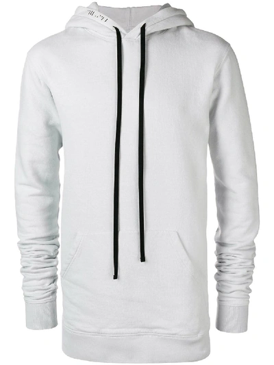 Ben Taverniti Unravel Project Hooded Sweatshirt In Grey