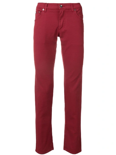 Dolce & Gabbana Denim Jeans In Red