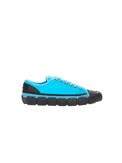 Moncler Genius Sneakers With Logo In Blue