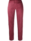 ISSEY MIYAKE Pleated Cropped Trousers