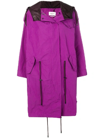 Isabel Marant Étoile Duano Trench In Violet