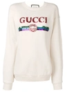 GUCCI Sequin Logo Sweatshirt