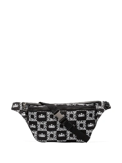 Dolce & Gabbana Logo Pouch In Black