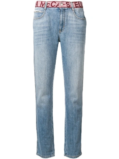 Stella Mccartney Skinny Cotton Jeans In Blue