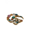GUCCI MULTIFINGER RING WITH MULTICOLOR GG STONES