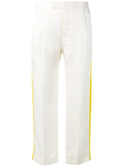 Haider Ackermann Sideband Trousers In White