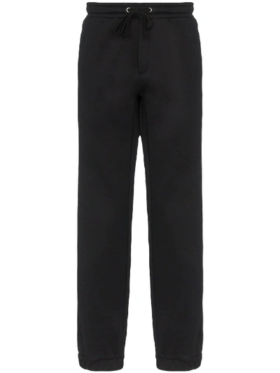Valentino Vltn Print Trousers In Black