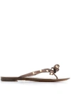 VALENTINO GARAVANI Rockstud Thongs