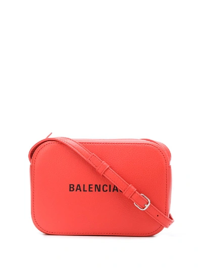 Balenciaga Everyday Xs Crossbody Bag In Red