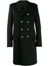 BALMAIN Double Breasted Cashmere Coat