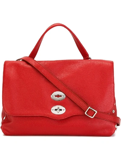 Zanellato Postina Leather Bag In Red