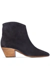 ISABEL MARANT DACKEN LEATHER BOOTS