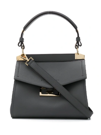 Givenchy Mystic Small Leather Shoulder Bag In Grey