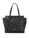 FERRAGAMO AMY LEATHER SHOPPING BAG